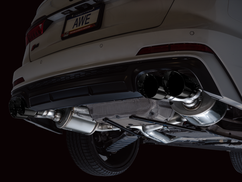 AWE Tuning 19-23 Audi C8 S6/S7 2.9T V6 AWD Touring Edition Exhaust - Diamond Black Tips - awdtuningtx