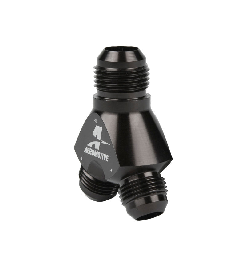 Aeromotive Y-Block - AN-10 - 2x AN-08 - awdtuningtx