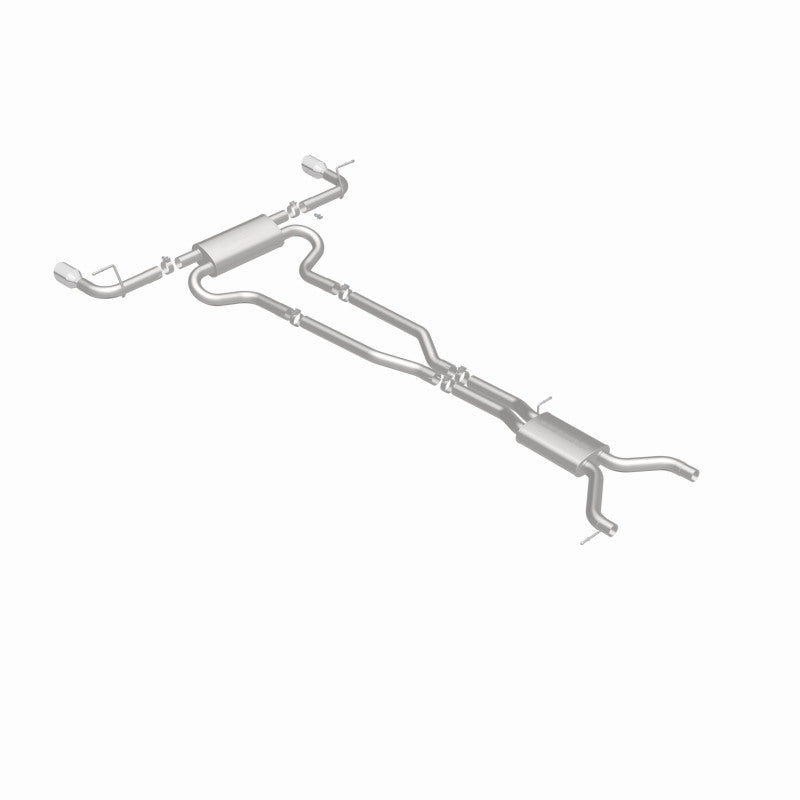 MagnaFlow 07 Audi Q7 V8 4.2L Dual Split Rear Exit Stainless Cat-Back Perf Exhaust - awdtuningtx