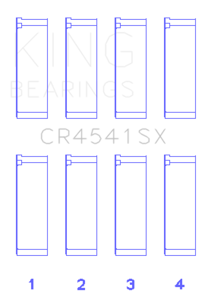 King Bearings Connecting Rod Bearing Set - for Honda F23A/F23Z/K20A3 - awdtuningtx