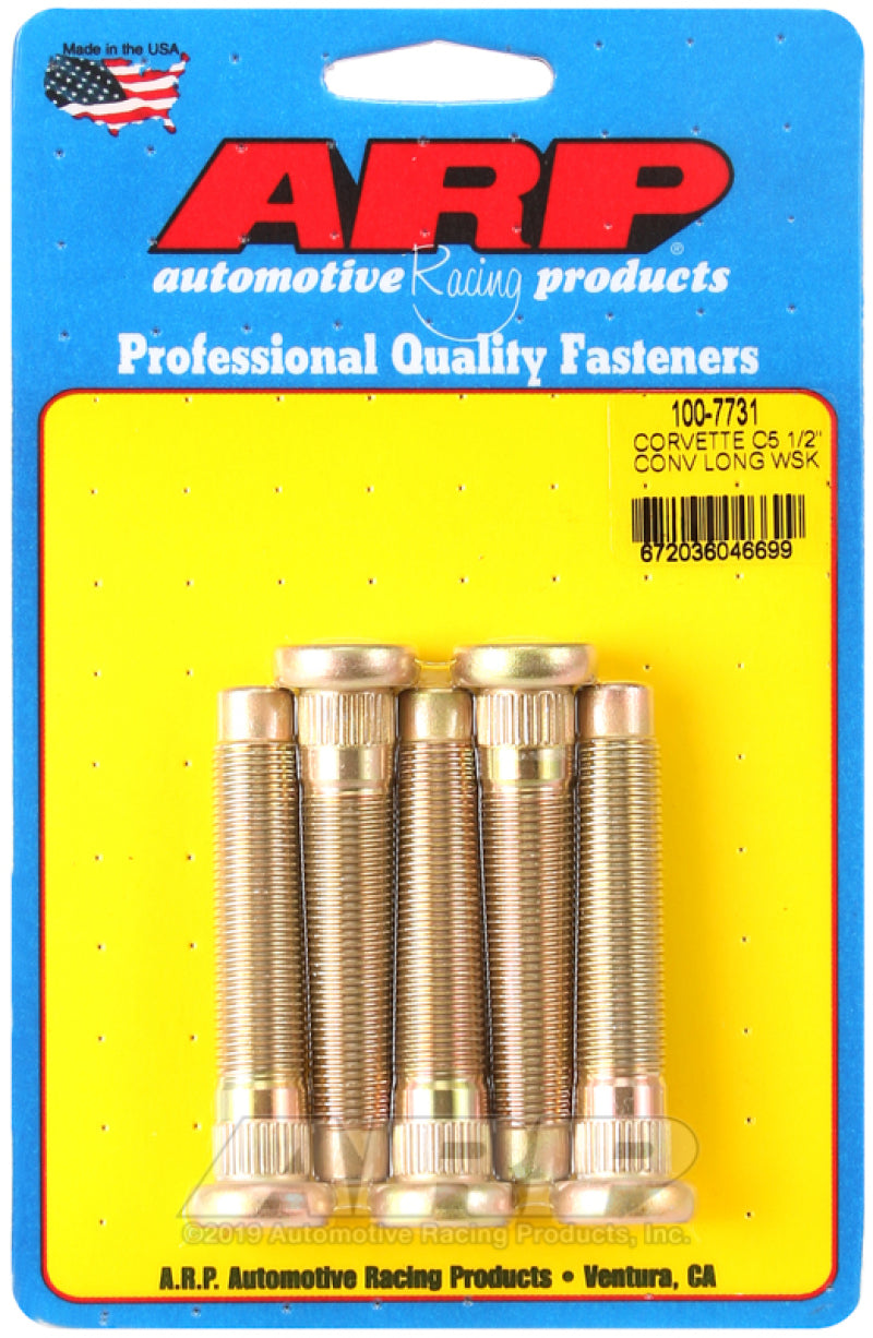ARP Chevrolet Corvette C5 Long 1/2in Wheel Stud Kit - awdtuningtx