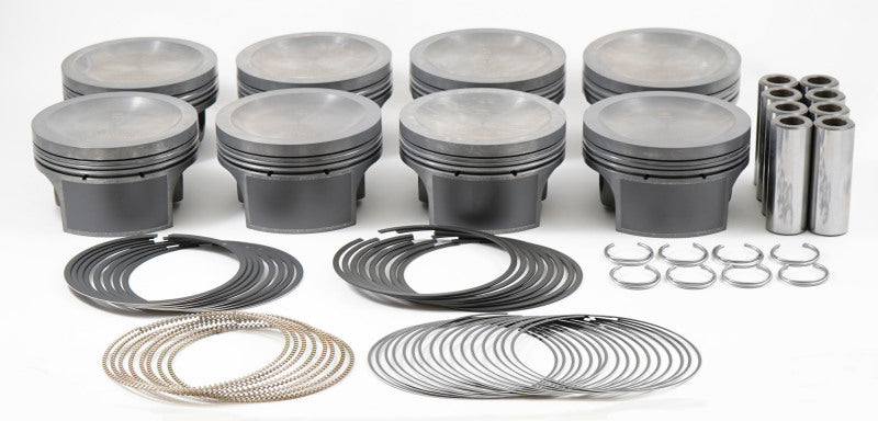 Mahle MS Piston Set SBF 284cid 3.572in Bore 3.543in Stroke 5.930in Rod .866 Pin-16cc 9.5 CR Set of 8 - awdtuningtx