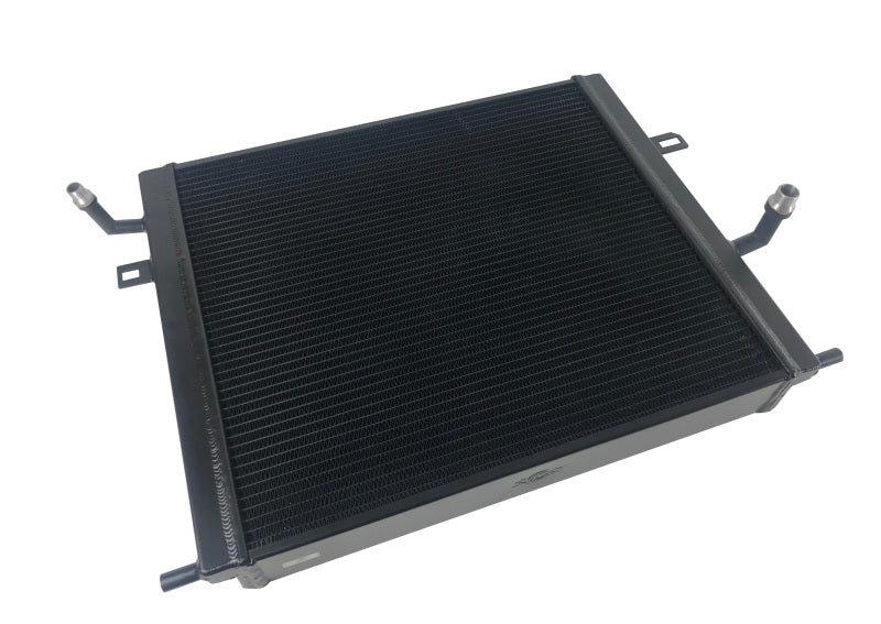 CSF BMW B58/B48 Front Mount Triple-Pass Heat Exchanger w/Rock Guard - Black - awdtuningtx