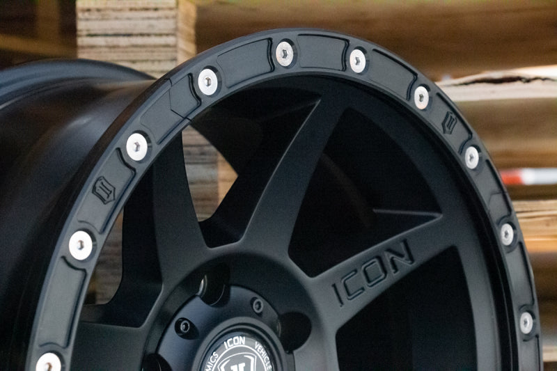 ICON 17in Compression/Alpha/Rebound Wheel Rock Ring Kit (20 Bolt) - awdtuningtx