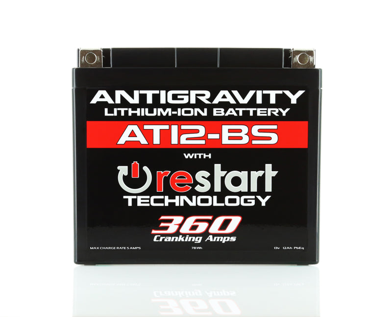 Antigravity YT12-BS Lithium Battery w/Re-Start - awdtuningtx