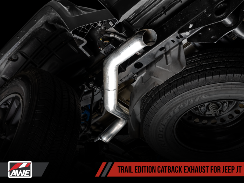 AWE Tuning 20-21 Jeep Gladiator JT 3.6L Trail Edition Cat-Back Exhaust - awdtuningtx