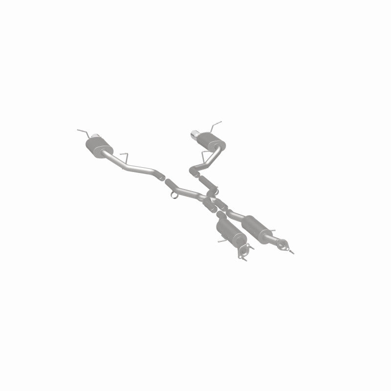 MagnaFlow 11-12 Dodge Durango V8 5.7L Dual Split Rear Exit Stainless Cat Back Performance Exhaust - awdtuningtx