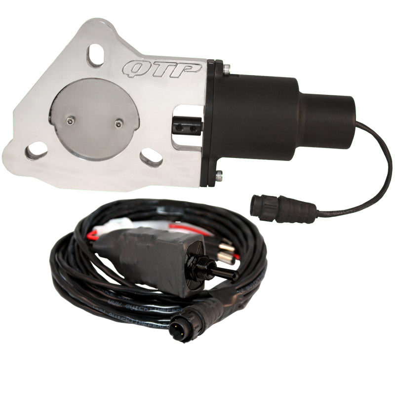 QTP 2.5in Bolt-On QTEC Electric Cutout Valve - Single - awdtuningtx
