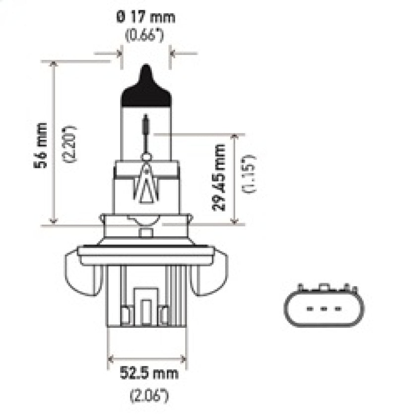 Hella Optilux H13/9008 12V 60/55W XB Xenon White Bulbs (Pair) - awdtuningtx