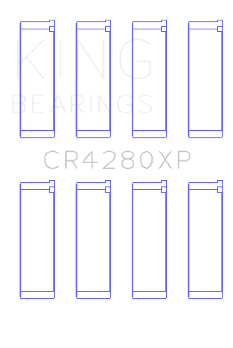 King Subaru WRX/STi EJ20/EJ22/EJ25 48mm Rod (Size STDX) Performance Rod Bearing Set - awdtuningtx