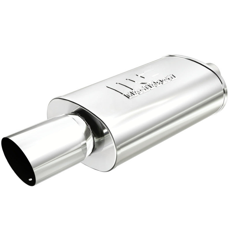 MagnaFlow Muffler W/Tip Mag SS 14X5X8 2.25/4. - awdtuningtx