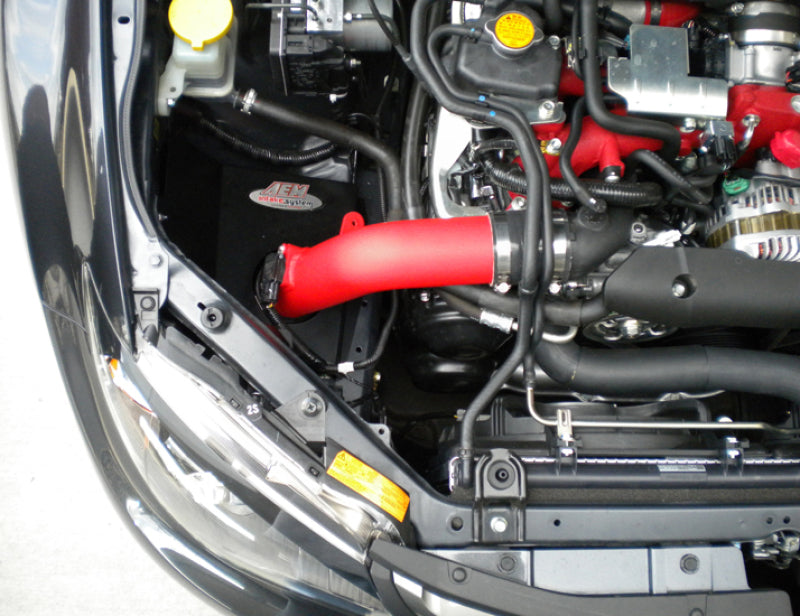 AEM 08-11 WRX/STi Wrinkle Red Cold Air Intake - awdtuningtx