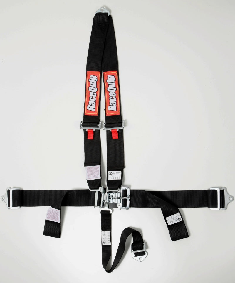 RaceQuip Black L & L V4pt Seat Belt - awdtuningtx