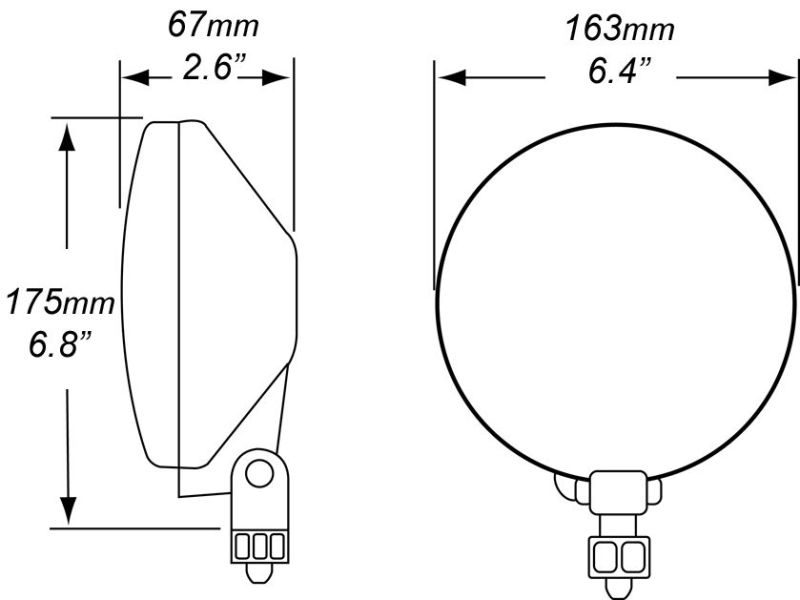Hella 500 Series 12V H3 Fog Lamp Kit - awdtuningtx