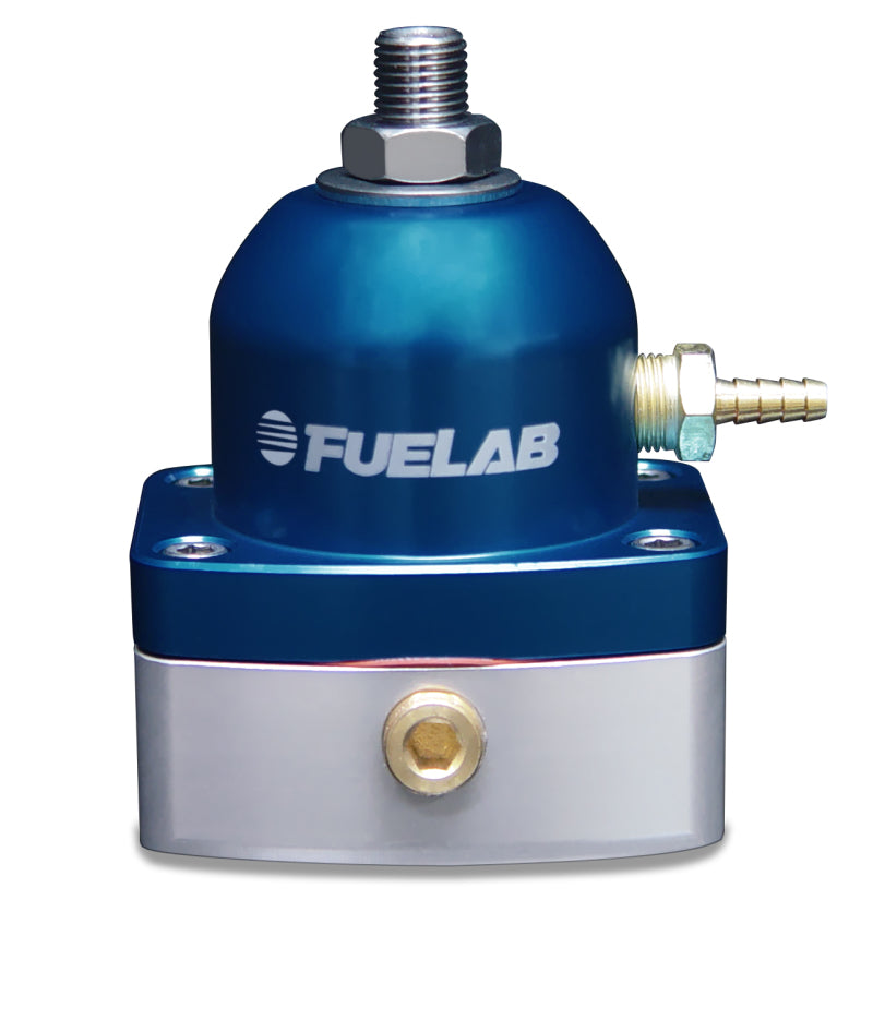 Fuelab 535 EFI Adjustable Mini FPR 25-90 PSI (2) -6AN In (1) -6AN Return - Blue - awdtuningtx