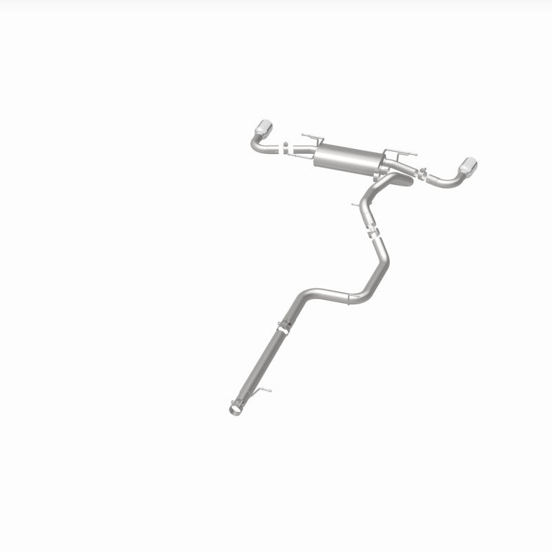 MagnaFlow 10-12 Mazda 3 L4 2.5L Hatchback Split Rear Exit Stainless Cat Back Performance Exhaust - awdtuningtx