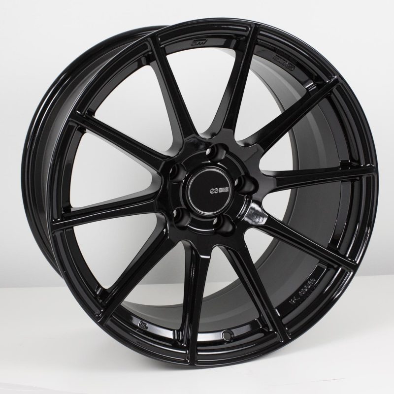 Enkei TS10 18x8 5x114.3 40mm Offset 72.6mm Bore Black Wheel - awdtuningtx