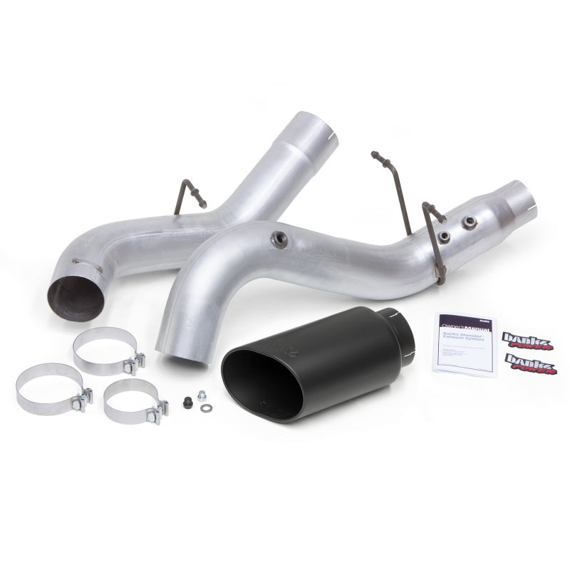 Banks Power 17-19 Chevy Duramax L5P 2500/3500 Monster Exhaust System w/ Black Tip - awdtuningtx