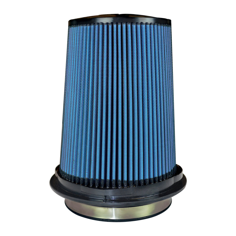 Injen SuperNano Web Dry Air Filter - 5in Flange ID / 7in Base / 7.9in Media Height / 5in Top - awdtuningtx