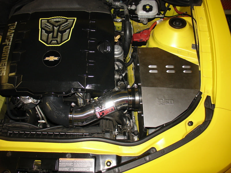Injen 10 Camaro 3.6L V6 Wrinkle Black Power-Flow Short Ram Air Intake System - awdtuningtx
