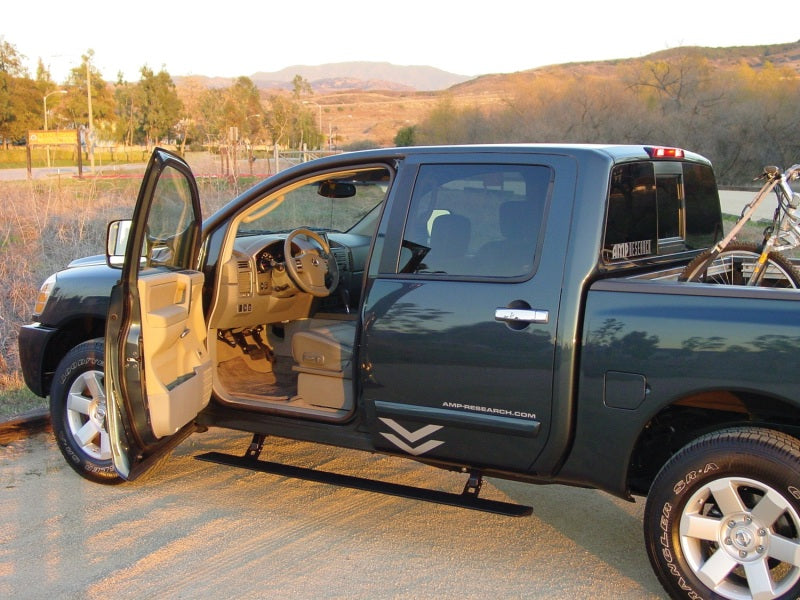 AMP Research 2004-2015 Nissan Titan Crew/King Cabs PowerStep - Black - awdtuningtx