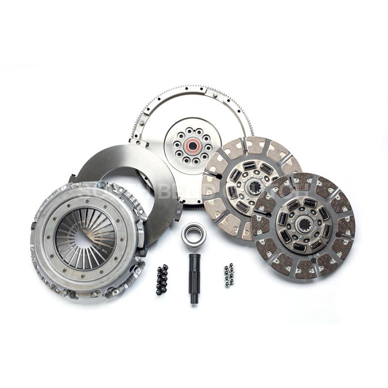 South Bend Clutch 04-07 Ford 6.0L ZF-6 Street Dual Organic Disc Clutch Kit - awdtuningtx