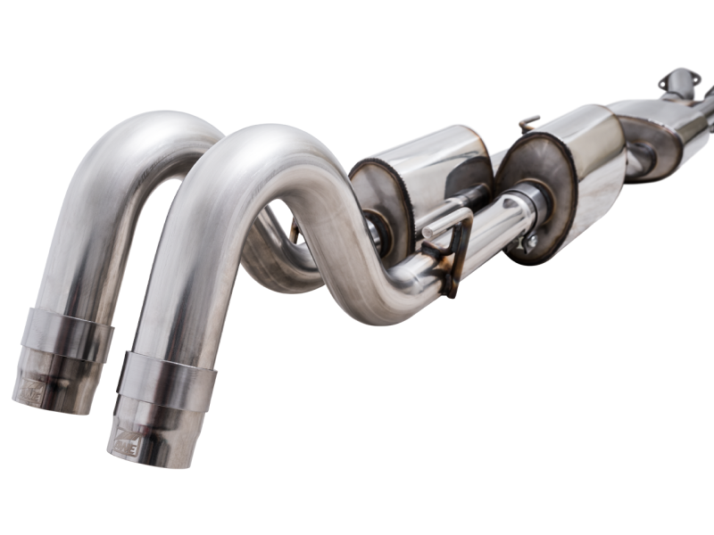 AWE 16-22 Toyota Tacoma 0FG Catback Exhaust w/ BashGuard - Dual Diamond Black Tips - awdtuningtx