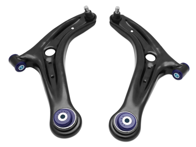 Superpro 13-17 Ford Fiesta Complete Front Lower Control Arm Kit (Caster Increase) - awdtuningtx
