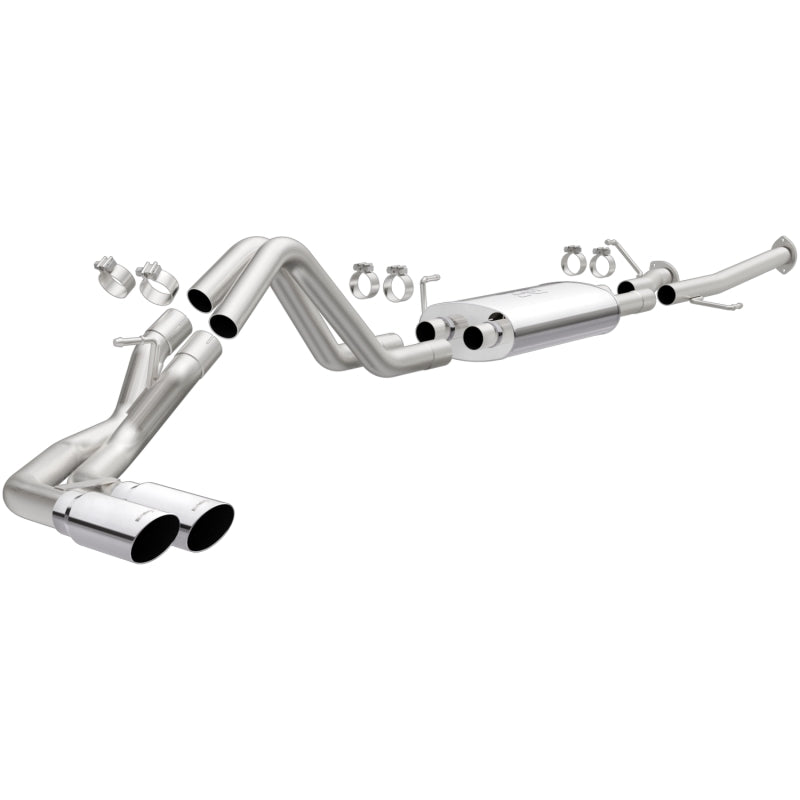 MagnaFlow 14 Toyota Tundra V8 4.6L/5.7L Stainless C/b Exhaust Dual same side pass. rear tire - awdtuningtx