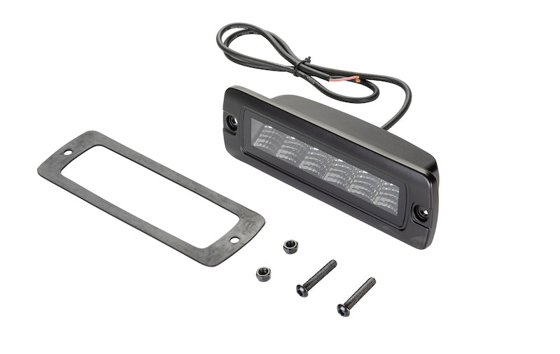 Hella Universal Black Magic 6 L.E.D. Flush Mount Mini Light Bar - Flood Beam - awdtuningtx