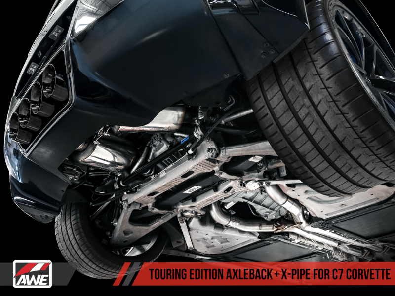 AWE Tuning 14-19 Chevy Corvette C7 Z06/ZR1 (w/o AFM) Touring Edition Axle-Back Exhaust w/Chrome Tips - awdtuningtx