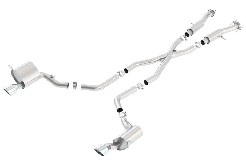 Borla 2015 Jeep Grand Cherokee SRT8 ATAK Dual Round Rolled Exit Catback Exhaust - awdtuningtx