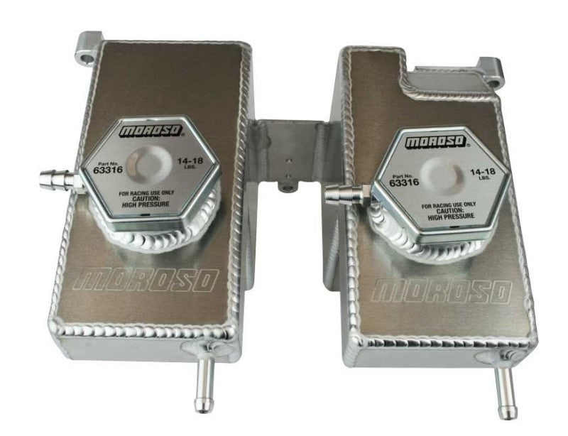 Moroso 16-Up Polaris RZR Turbo/Turbo S Dual Coolant Intercooler Tank - awdtuningtx