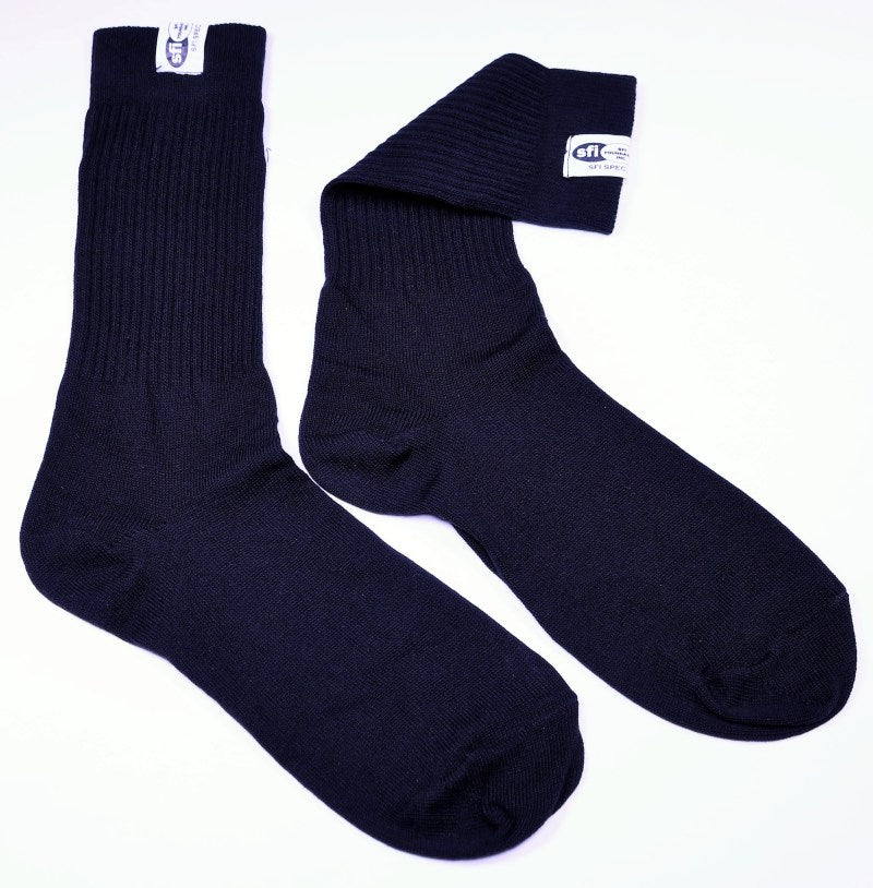 RaceQuip Black SFI 3.3 Fr Socks Large 10-11 - awdtuningtx