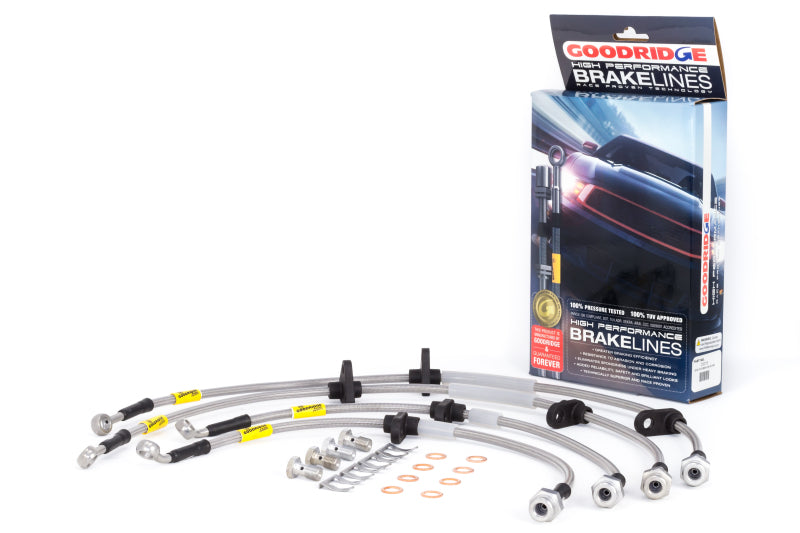 Goodridge 94-01 Acura Integra / 92-95 Civic Rear Disc w/ ABS Brake Lines - awdtuningtx