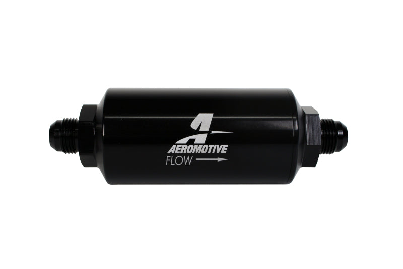Aeromotive In-Line Filter - (AN -08 Male) 100 Micron Stainless Steel Element - awdtuningtx