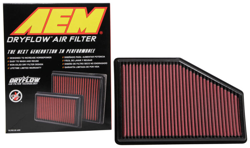 AEM 12-20 Chevrolet Malibu 1.5L/1.8L/2.0L DryFlow Air Filter - awdtuningtx