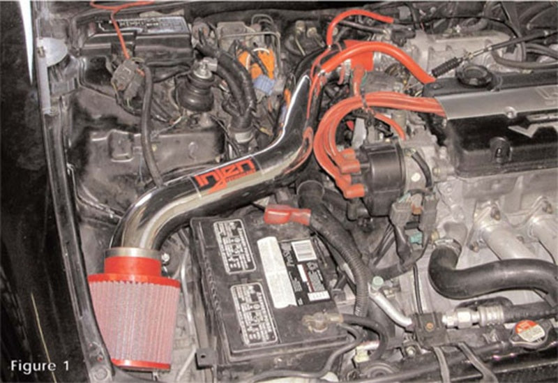 Injen 92-96 Honda Prelude/Prelude SI VTEC L4 2.2L/2.3L Black IS Short Ram Cold Air Intake - awdtuningtx