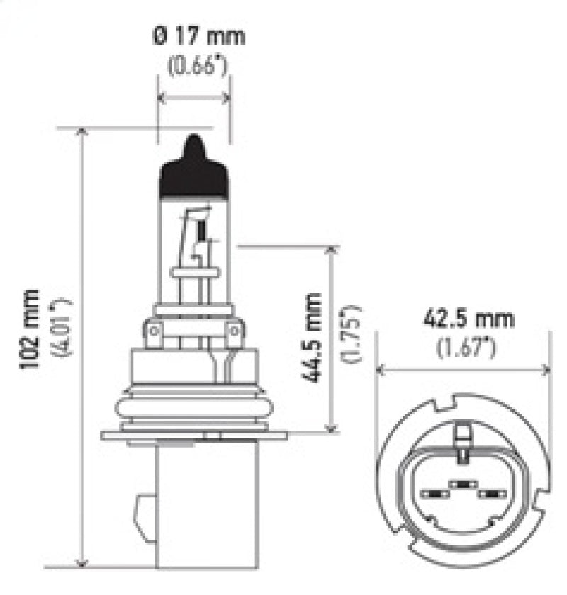Hella Bulb 9007 12V 65/55W Xen Wht Xb (2) - awdtuningtx