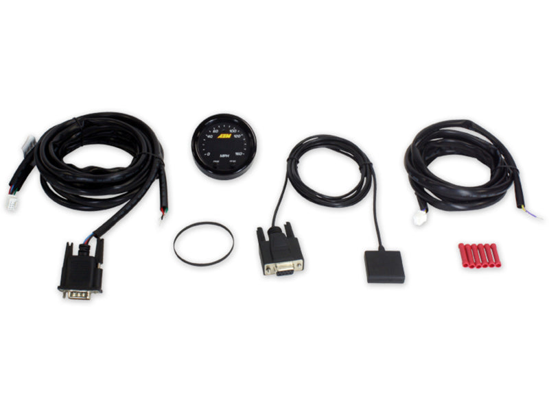 AEM X-Series 0-160 MPH Black Bezel w/ Black Face GPS Speedometer Gauge - awdtuningtx