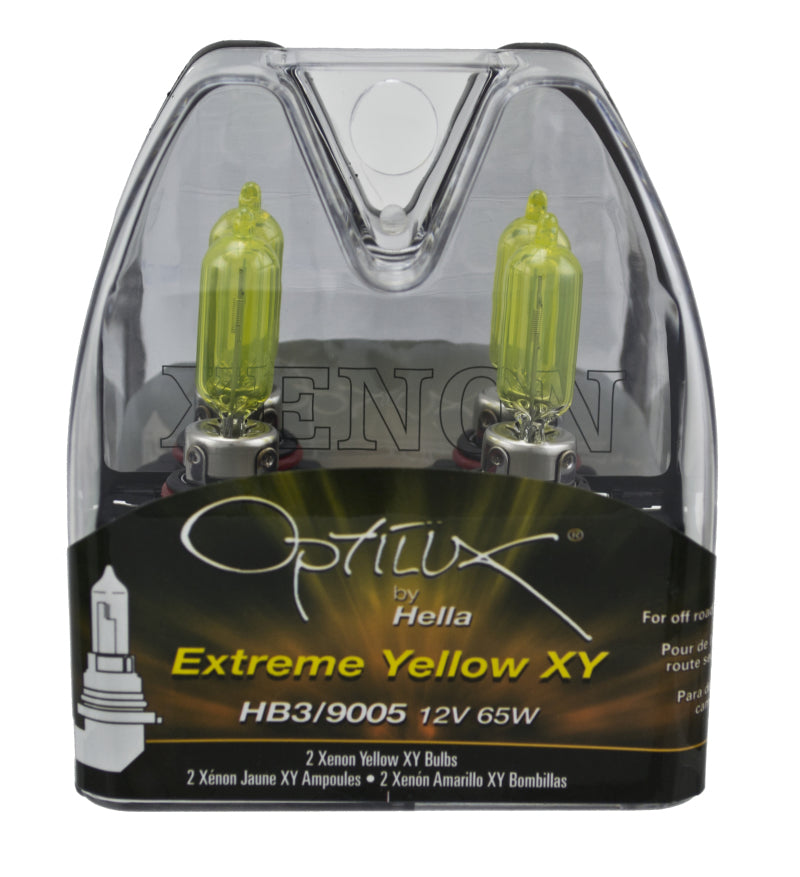 Hella Optilux HB3 9005 12V/65W XY Xenon Yellow Bulb - awdtuningtx