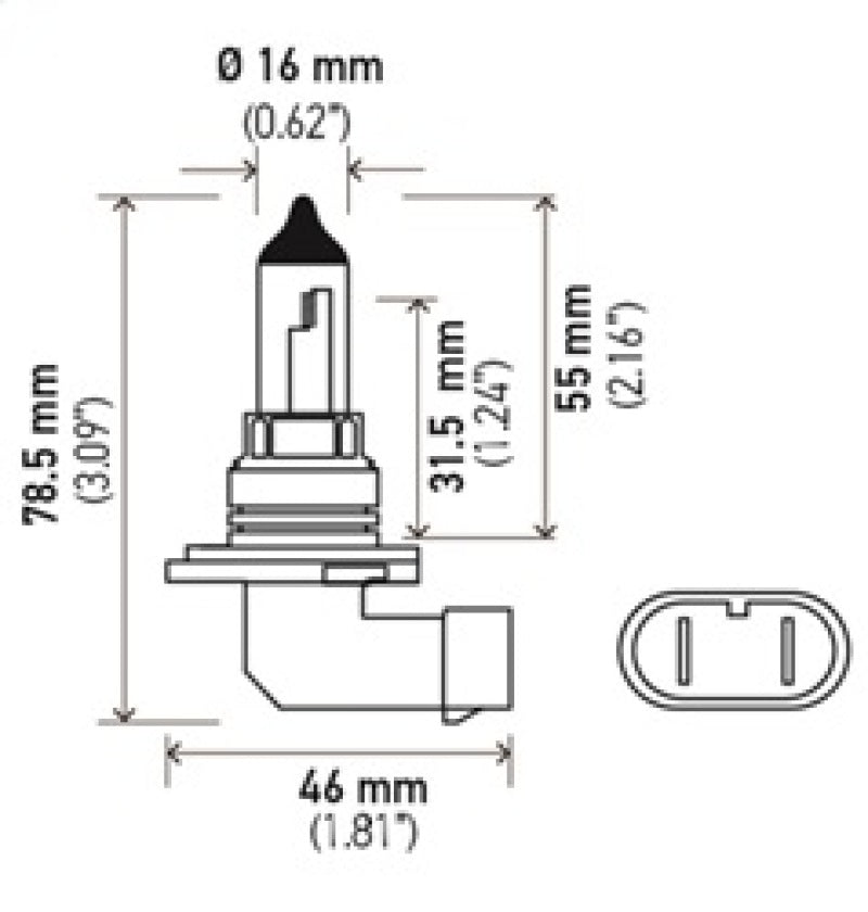 Hella 9006 12V 55W Xen White Bulb (Pair) - awdtuningtx