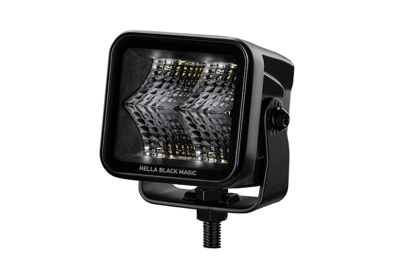 Hella Universal Black Magic 2.7in L.E.D. Cube Kit - Flood Beam - awdtuningtx