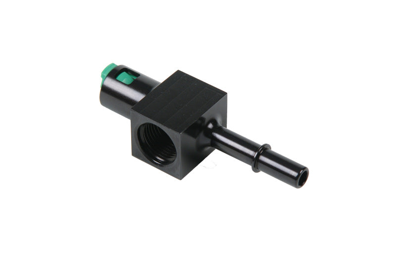 Aeromotive 3/8in Quick Connect with AN-08 port and 1/8in gauge port - awdtuningtx