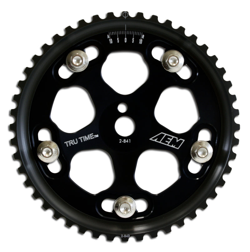 AEM Evo 8 & IX Black Tru-Time Cam Gear - awdtuningtx
