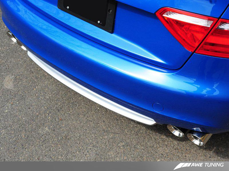 AWE Tuning Audi B8 S5 4.2L Touring Edition Exhaust System - Polished Silver Tips - awdtuningtx