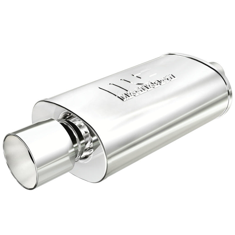 MagnaFlow Muffler W/Tip Mag SS 14X5X8 2.25/4. - awdtuningtx