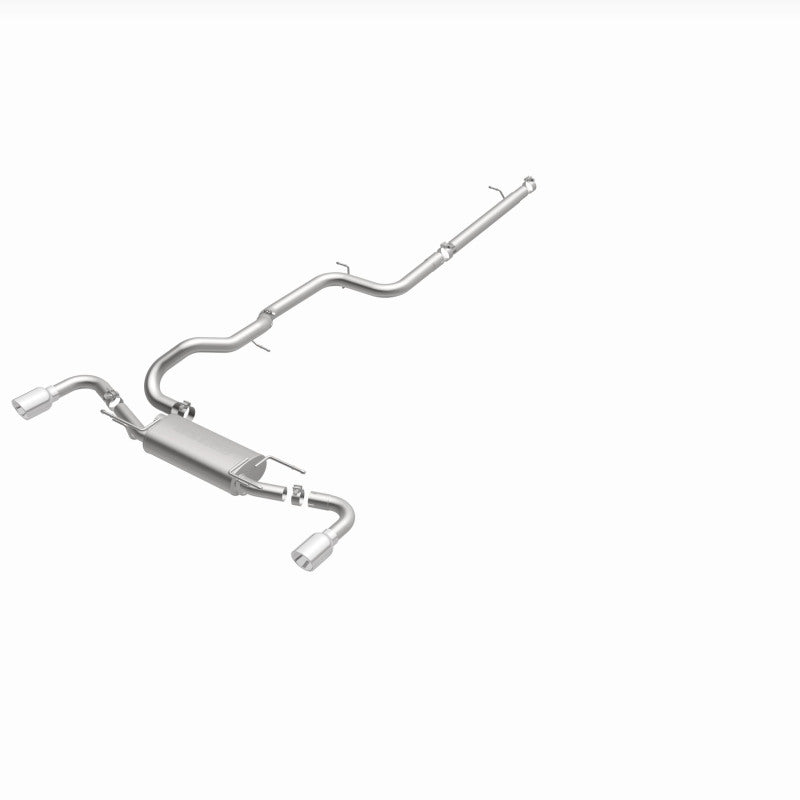MagnaFlow 10-12 Mazda 3 L4 2.5L Hatchback Split Rear Exit Stainless Cat Back Performance Exhaust - awdtuningtx