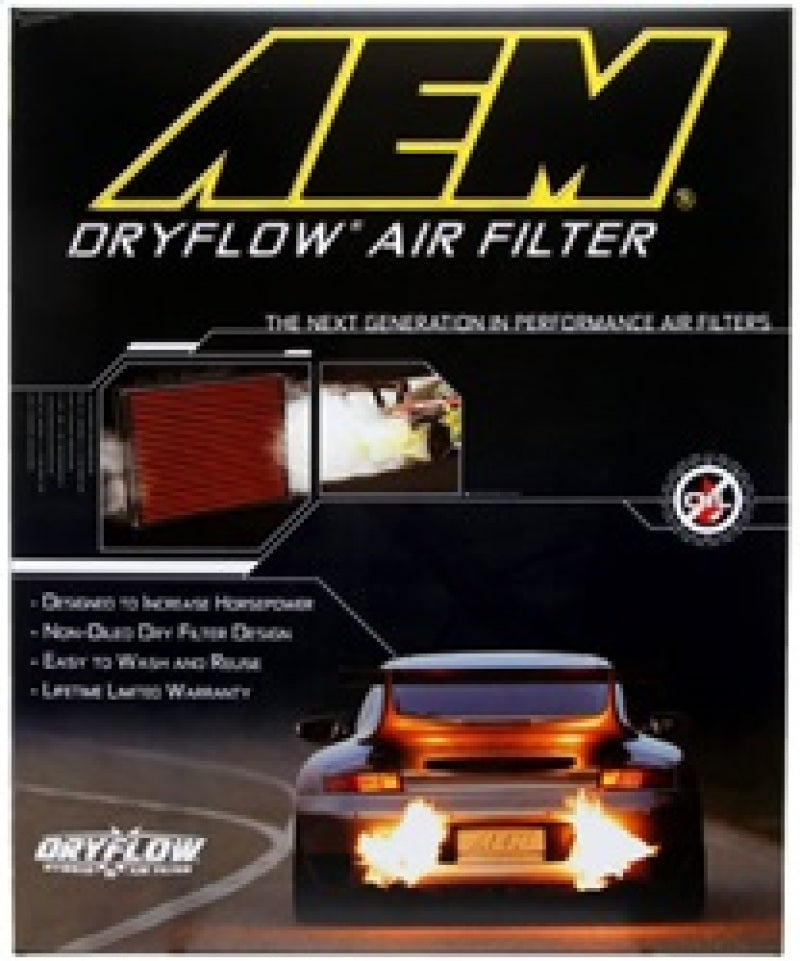AEM 11 Dodge Challenger/Charger/300C 14.438in O/S L x 9.125in O/S W x 1.75in H DryFlow Air Filter - awdtuningtx