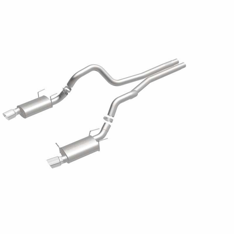 MagnaFlow 13 Ford Mustang Dual Split Rear Exit Stainless Cat Back Performance Exhaust (Street) - awdtuningtx